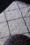 Moroccan handmade berber beni ourain rug 4.5 FT X 6.4 FT