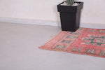 Berber Moroccan runner carpet 3.4 FT X 8 FT