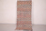 Runner handmade Moroccan berber rug - 3.4 FT X 7.6 FT