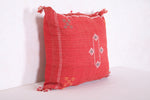 Vintage kilim moroccan pillow 17.3 INCHES X 18.1 INCHES