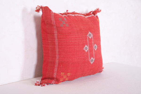 Vintage kilim Moroccan pillow 17.3 INCHES X 18.1 INCHES