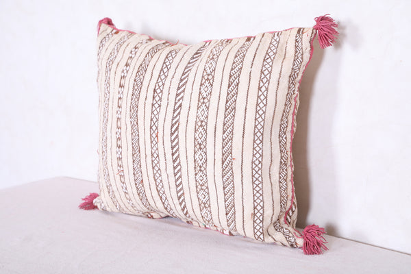 Moroccan handmade kilim pillow 15.3 INCHES X 17.7 INCHES