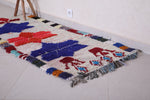Entryway colorful berber Moroccan rug 2.3 FT X 6.4 FT