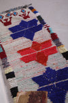 Entryway colorful berber Moroccan rug 2.3 FT X 6.4 FT