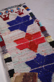 Entryway colorful berber Moroccan rug 2.3 FT X 6.4 FT