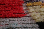 Entryway colorful berber Moroccan rug 2.3 FT X 6.4 FT