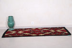 Colorful handmade azilal Moroccan carpet 2.7 FT X 5.7 FT