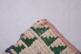 Vintage colorful handmade moroccan rug 4.8 FT X 6.4 FT