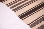 Flatwoven berber moroccan hallway rug - 5 FT X 9.4 FT