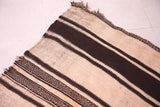 Flatwoven berber moroccan hallway rug - 5 FT X 9.4 FT