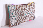 Moroccan handmade kilim pillow 12.5 INCHES X 20.8 INCHES