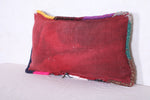 Moroccan handmade kilim pillow 12.5 INCHES X 20.8 INCHES