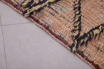 Entryway handmade Moroccan berber rug 3 FT X 8.2 FT