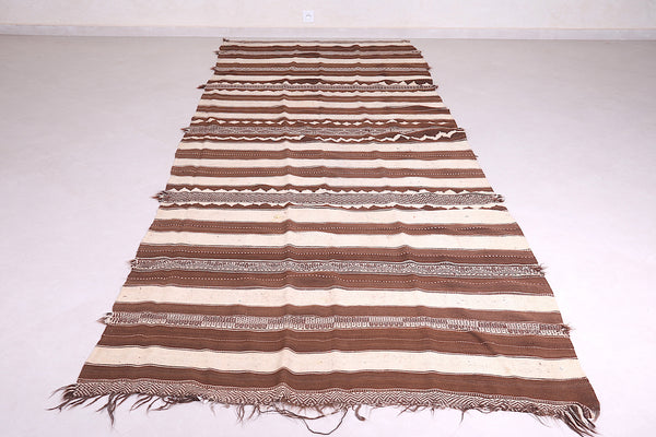 Long runner handmade moroccan rug - 4.6 FT X 12.5 FT