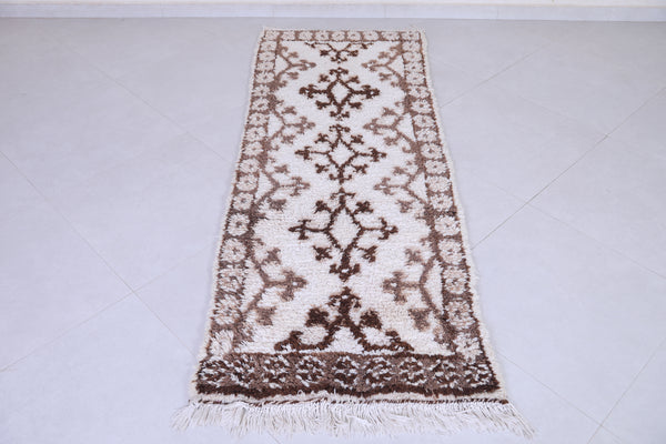 Moroccan Runner Rug – 2.6 x 6.9 FT | Classic Floral Pattern