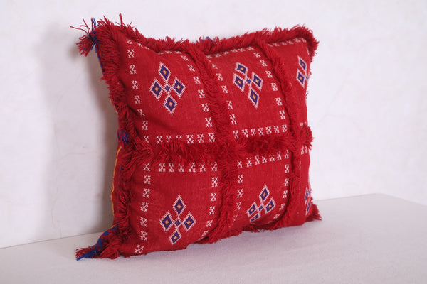 Vintage Moroccan pillow 15.3 INCHES X 19.6 INCHES
