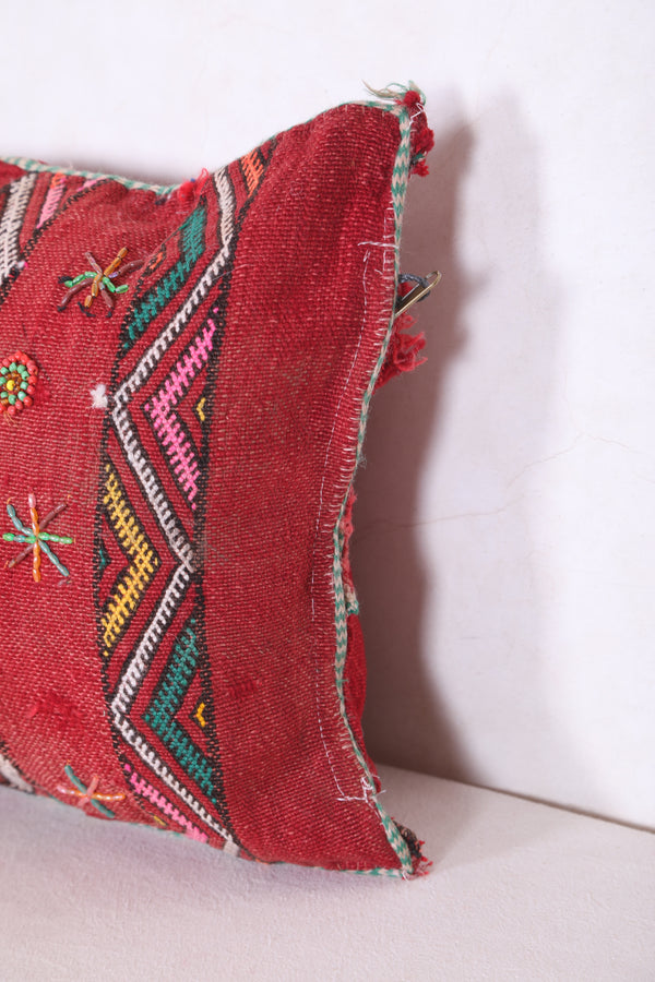 kilim moroccan pillow 14.5 INCHES X 16.5 INCHES