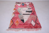 Colorful handmade moroccan rug 3.6 FT X 6.8 FT