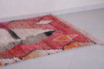 Colorful handmade moroccan rug 3.6 FT X 6.8 FT