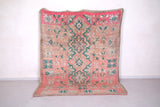 Berber square handmade moroccan rug 7.1 FT X 9 FT