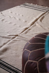 Handwoven berber moroccan rug - 6 FT X 9.5 FT