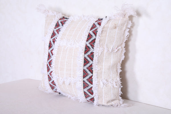 Moroccan handmade kilim pillow 16.9 INCHES X 18.8 INCHES