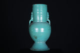 Green old moroccan pot 16.5 INCHES X 7.8 INCHES