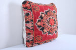 Vintage moroccan handmade rug pillow 18.8 INCHES X 21.2 INCHES