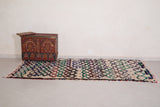 Gorgeous berber Moroccan Azilal carpet 3.8 FT X 7.8 FT