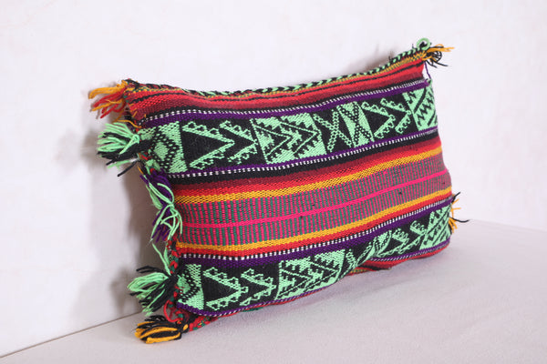 kilim moroccan pillow 14.9 INCHES X 24.4 INCHES