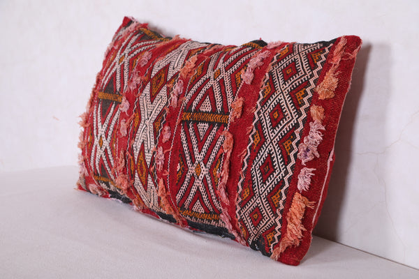 kilim Moroccan pillow 15.7 INCHES X 24.8 INCHES