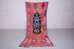 Colourful handmade moroccan runner rug 3.9 FT X 10.8 FT