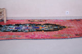 Colourful handmade moroccan runner rug 3.9 FT X 10.8 FT