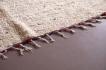 Vintage moroccan rug 5.9 FT X 8.3 FT