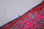 Colourful handmade moroccan runner rug 3.9 FT X 10.8 FT