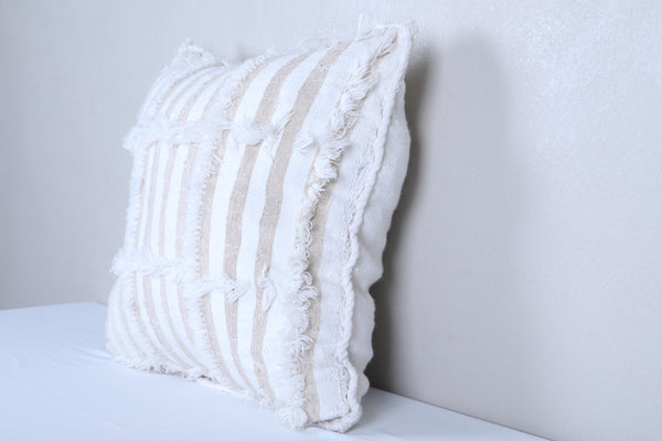 Vintage moroccan handwoven kilim pillow  20.4 INCHES X 21.2 INCHES