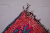 Colourful handmade moroccan runner rug 3.9 FT X 10.8 FT