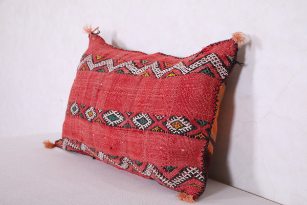 Vintage moroccan pillow 14.9 INCHES X 24.8 INCHES