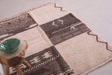 Hand woven Moroccan berber rug 3.6 FT X 4.9 FT