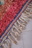 Colorful handmade moroccan contemporary rug 3.7 FT X 6.5 FT
