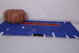 Handmade moroccan azilal berber rug 4.8 FT X 6.1 FT