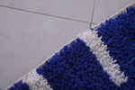 Handmade moroccan azilal berber rug 4.8 FT X 6.1 FT
