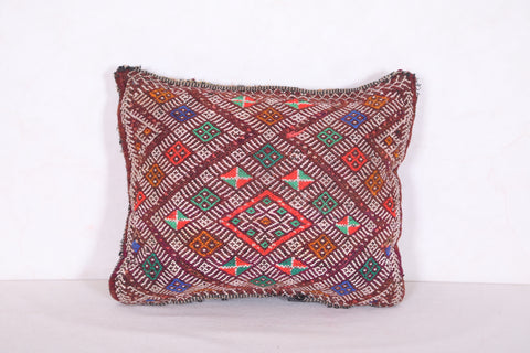 Vintage moroccan pillow 12.2 INCHES X 15.3 INCHES