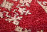 Vintage red moroccan berber Rug 5.2 FT X 8.7 FT