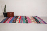 Boucherouite moroccan handmade carpet 5.9 FT X 9.6 FT