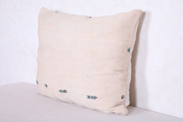 Moroccan handmade kilim pillow 16.9 INCHES X 21.6 INCHES