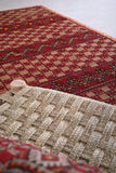 Morrocan Hassira mat, 5.5 FT X 11.3 FT