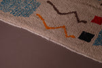 Vintage azilal berber moroccan carpet 3.6 FT X 6.5 FT