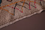 Vintage azilal berber moroccan carpet 3.6 FT X 6.5 FT