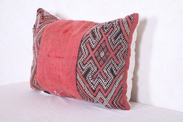 Moroccan handmade kilim pillow  14.9 INCHES X 22 INCHES